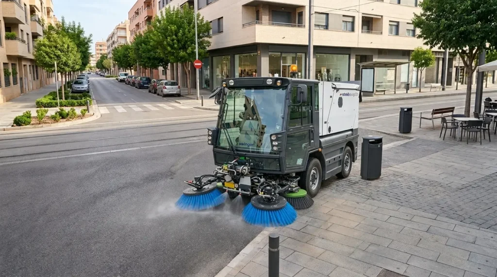 Limpieza viaria sostenible: maquinaria, agua y eficiencia Limpieza viaria sostenible: maquinaria, agua y eficiencia